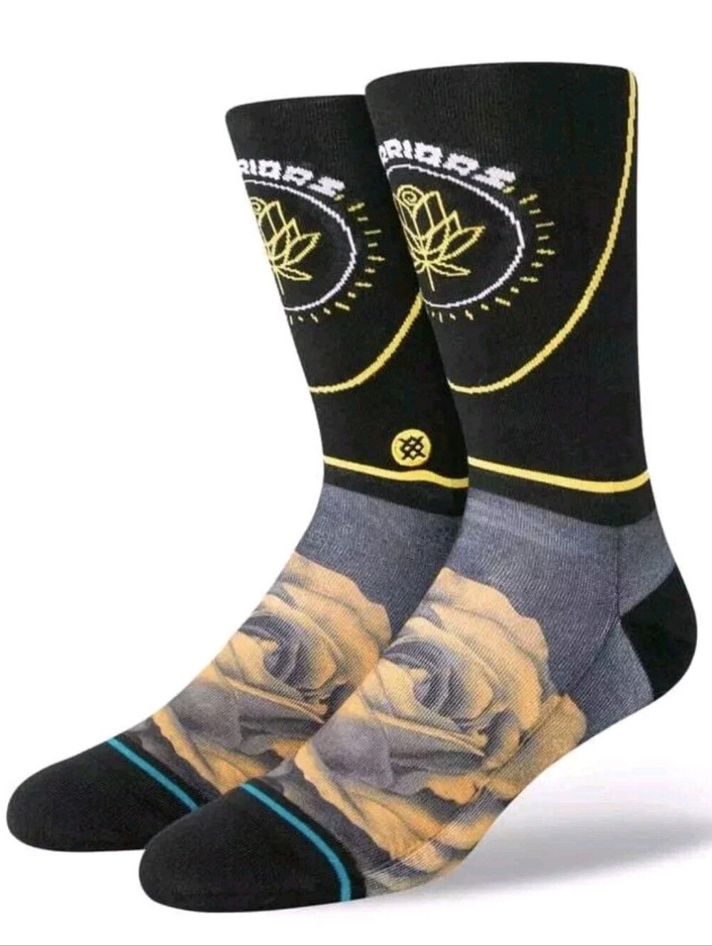 NWT Stance NBA Golden State Warriors GSW CE Socks 2023 Men's 9-13/Women's 11-14